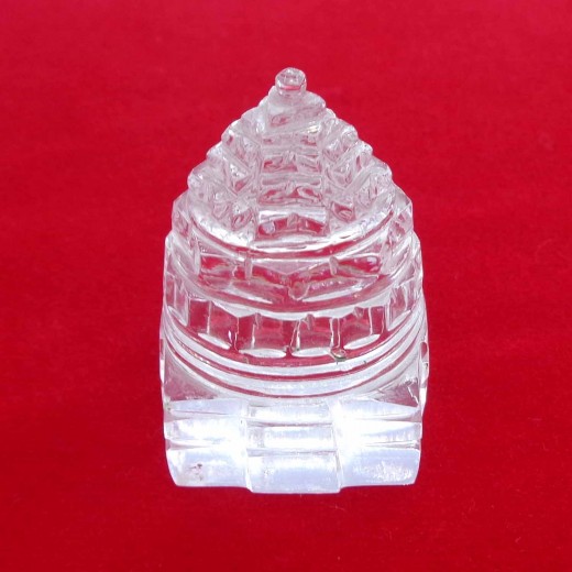 Lab Tested 39.500 Gram Natural Crystal Shree Yantra | Sphatik Shri Yantra | Shree Maha Laxmi Yantra